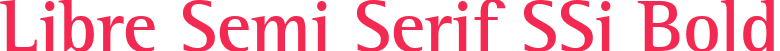 Libre Semi Serif SSi Bold